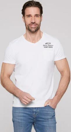 CAMP DAVID V-Shirt mit Brusttasche