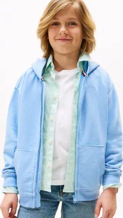 Tommy Hilfiger Kapuzensweatjacke TONAL FLAG EMB
