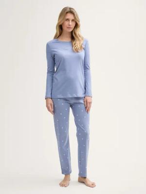 TOM TAILOR Sweatpants Pyjama-Set mit Punktemuster