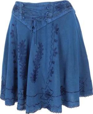 Guru-Shop Minirock Bestickter Boho Minirock -