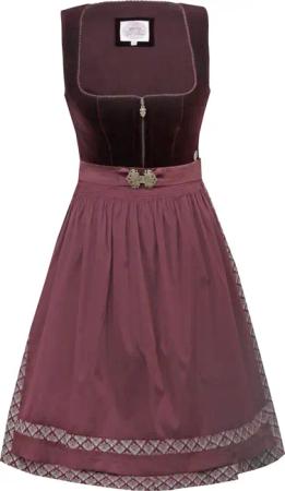 MarJo Dirndl Dirndl Amorbach - Mahagoni