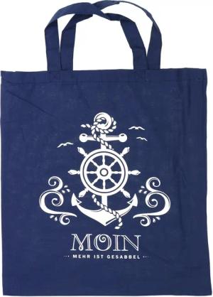 ELLUG Einkaufsshopper Maritime Stofftasche dunkelblau mit