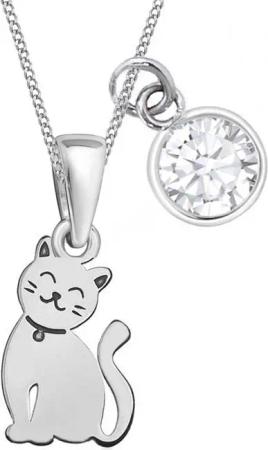 Goldene Hufeisen Kette mit Anhänger mini