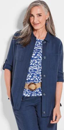 GOLDNER Hemdbluse Jacke
