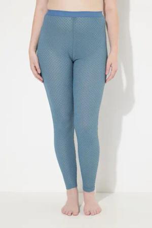 Ulla Popken Feinstrumpfhose Strumpf-Leggings Diamant-Spitze leicht