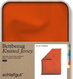 Schlafgut Bettbezug Knitted Jersey uni, aus