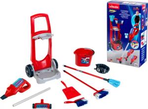 Klein Kinder-Besenwagen Vileda, mit Staubsauger, Made