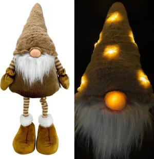 Online-Fuchs Weihnachtsfigur süßer Wichtel mit Zipfelmütze,