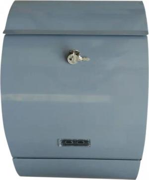 Jet-Line Wandbriefkasten Briefkasten LETTERBOX anthrazit mit