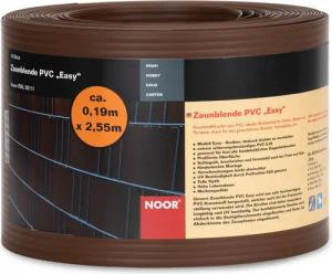NOOR Sichtschutzstreifen PVC EASY, 0,19x2,55m -
