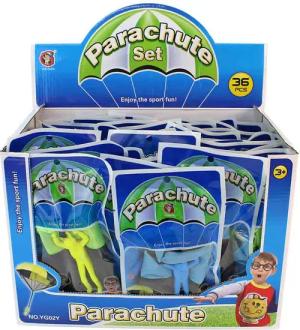 Jonotoys Actionfigur Spielzeug Figur Fallschirmspringer, (36-tlg)