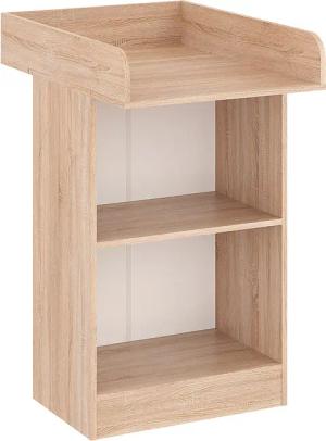 KOMTO Wickelkommode Weiß - Wickeltisch Schmal,