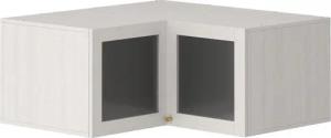 FUFU&GAGA Eckschrank Modularer Eckschrank mit Glastüren,