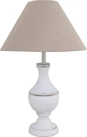 Grafelstein Tischleuchte Tischlampe MARLA weiß beige
