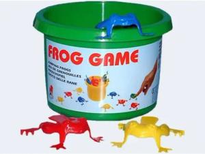 Androni Hüpfspielzeug Frog Game, Frosch Hüpfspiel