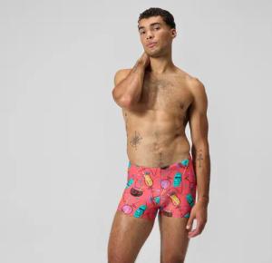 Beachstar Bedruckte Aquashorts Orange für Herren