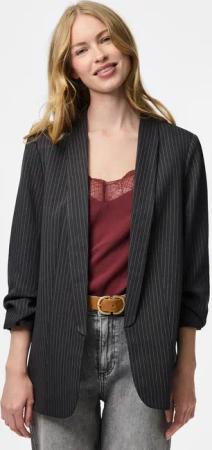 pieces Blusenblazer "PCBOSELLA 3/4 PINSTRIPE BLAZER NOOS BC"