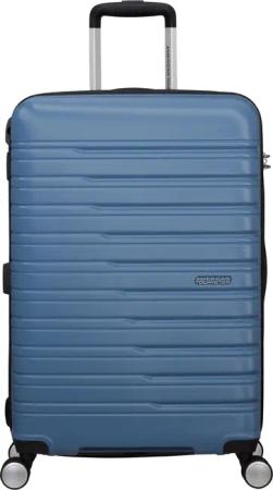 American Tourister Flashline - 4-Rollen-Trolley 67 cm erw. (blau)