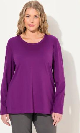 Ulla Popken T-Shirt Shirt Slim Rundhalsausschnitt
