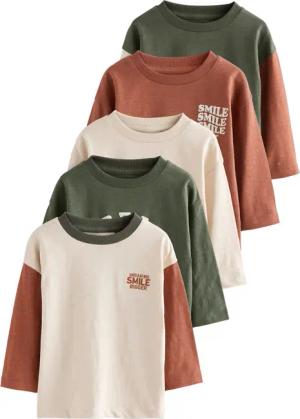 Next Langarmshirt Langarm-Shirts, 5er-Pack (5-tlg)