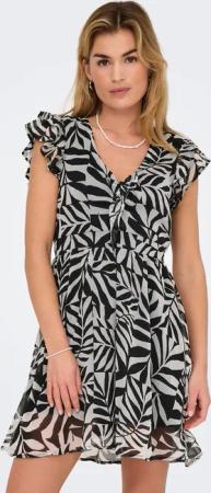 ONLY Midikleid "ONLASTA LIFE S/S PEEKABOO DRESS WVN", Sommerkleid