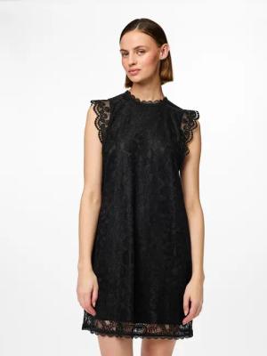 pieces Spitzenkleid "PCOLLINE SL LACE DRESS NOOS", Sommerkleid