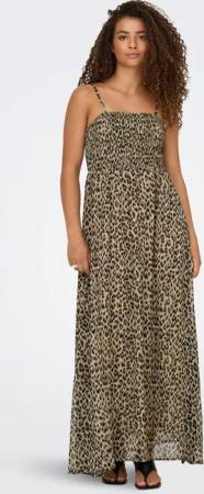 ONLY Maxikleid "ONLELENA VIKKI LIFE STRAP ANK DRESS WVN", Sommerkleid