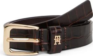 Tommy Hilfiger Ledergürtel "TH LIBRE 2.5 CROC", mit TH Monogramm