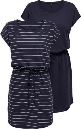 ONLY Shirtkleid "ONLMAY LIFE S/S DRESS 2 PACK CS JRS", (2er-Pack), Sommerkleid