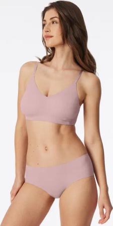 Bustier Mikrofaser herausnehmbare Pads zartrosa - Invisible Soft 40