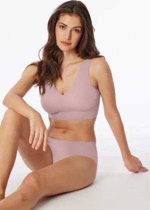 Bustier Mikrofaser herausnehmbare Pads zartrosa - Invisible Soft 42