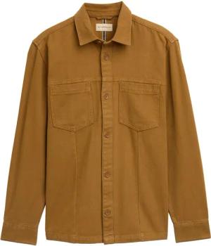 TOM TAILOR Herren Overshirt mit Brusttaschen, braun, Uni, Gr. XXXL
