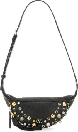 Valentino Garavani Bauchtaschen - "Nellcôte" Pouch - Gr. ONE SIZE - in Schwarz - für Damen
