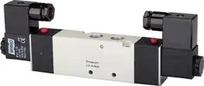Riegler 5/3-Wegeven elektrpn. »4V« Mitte geschl. G 1/4, 24VDC, 550l/min