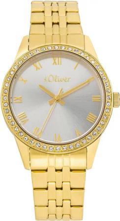 s.Oliver Quarzuhr 2035433, Armbanduhr, Damenuhr, analog,