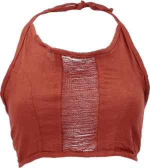Guru-Shop T-Shirt Goa Top, Psytrance Neckholder