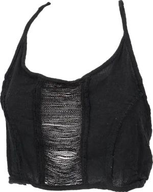 Guru-Shop T-Shirt Goa Top, Psytrance Neckholder