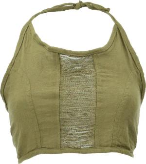 Guru-Shop T-Shirt Goa Top, Psytrance Neckholder
