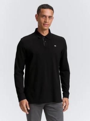 TOM TAILOR Langarm-Poloshirt Longsleeve Piqué Poloshirt