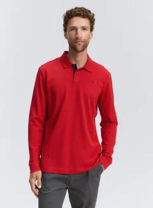 TOM TAILOR Langarm-Poloshirt Longsleeve Piqué Poloshirt