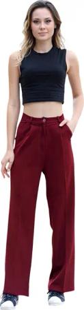 fashionshowcase Palazzohose Damen mit hohem Bund