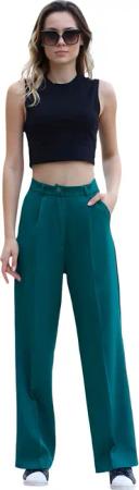 fashionshowcase Palazzohose Damen mit hohem Bund