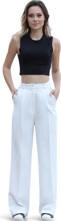 fashionshowcase Palazzohose Damen mit hohem Bund