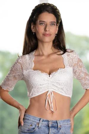 Nina Von C. Dirndlbluse Dirndl-Bluse Andrea,