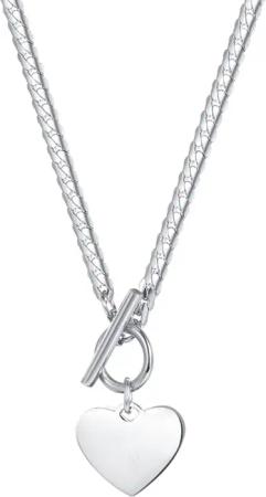 Hey Happiness Edelstahlkette Damen Herz Kette