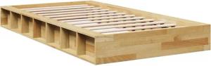 vidaXL Bett Massivholzbett ohne Matratze 90x200