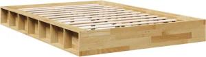 vidaXL Bett Massivholzbett ohne Matratze 120x190