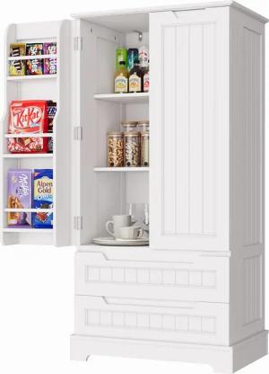 Bealife Sideboard hoher Küchenschrank mit 2