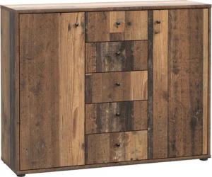 freiraum Sideboard TEMPRA2, 2 Türen, 5