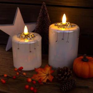 Online-Fuchs LED-Kerze 2er Set LED Kerzen